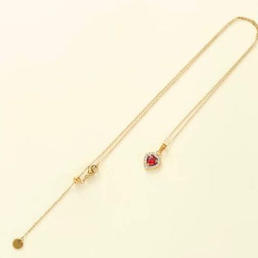 店長推薦 ステンレス奢华ミクロインレイジルコニアペンダントネックレス